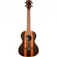 Kala},description:Kalas ebony ukes feature light figured, reddish-brown stripes against a deep brown body, all brought together with maple binding. Their sound is deep and rich wit