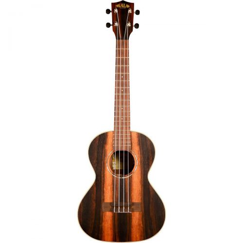  Kala},description:Kalas ebony ukes feature light figured, reddish-brown stripes against a deep brown body, all brought together with maple binding. Their sound is deep and rich wit