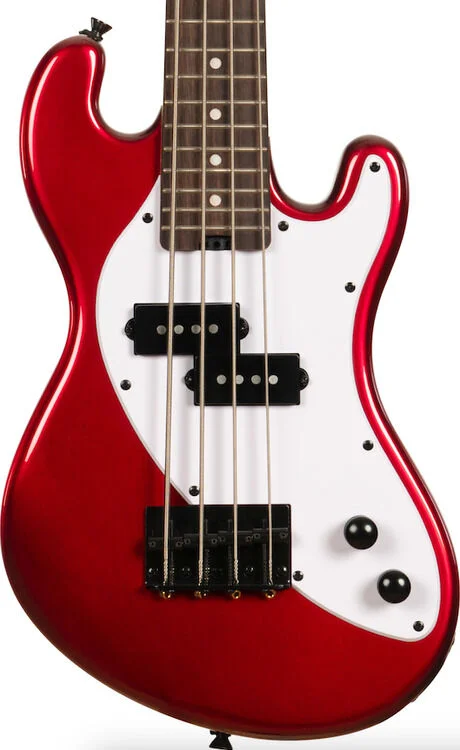  Kala Solidbody U-Bass Electric Bass Guitar - Red