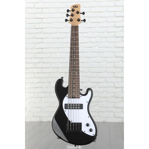  Kala Solidbody U-Bass 5-string Electric Bass Guitar - Black Demo