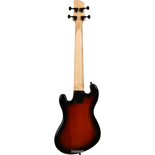  Kala Solidbody Fretless U-Bass Electric Bass Guitar - Tobacco Sunburst