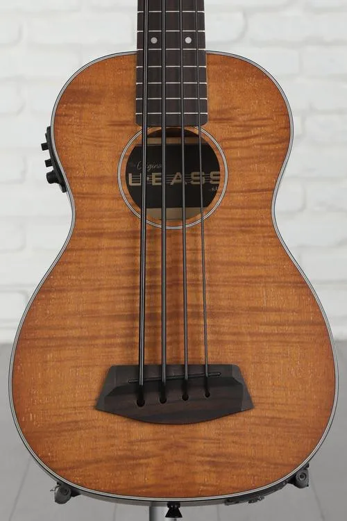 Kala U-Bass Exotic Mahogany Acoustic-Electric Bass Guitar - Natural Demo