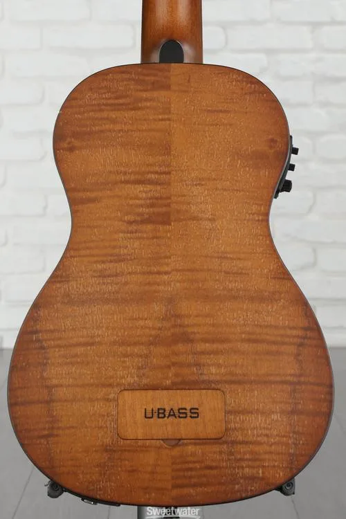  Kala U-Bass Exotic Mahogany Acoustic-Electric Bass Guitar - Natural Demo