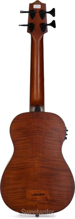  Kala U-Bass Exotic Mahogany Acoustic-Electric Bass Guitar - Natural Demo