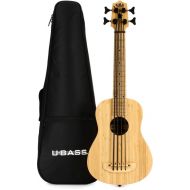 Kala U-Bass Bamboo Acoustic-Electric Bass Ukulele - Natural
