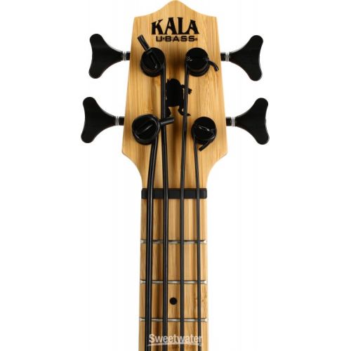  Kala U-Bass Bamboo Acoustic-Electric Bass Ukulele - Natural