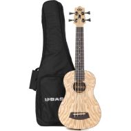 Kala Quilted Ash U-Bass, Acoustic-electric - Natural