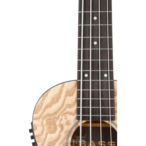  Kala Quilted Ash U-Bass, Acoustic-electric - Natural