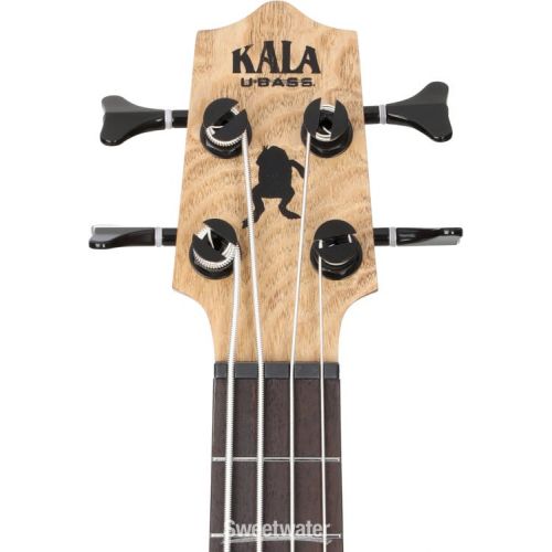  Kala Quilted Ash U-Bass, Acoustic-electric - Natural