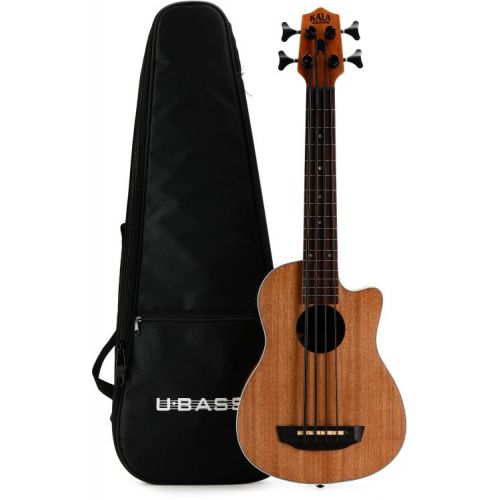  Kala Scout Acoustic-electric Fretless U-Bass with Stand - Natural