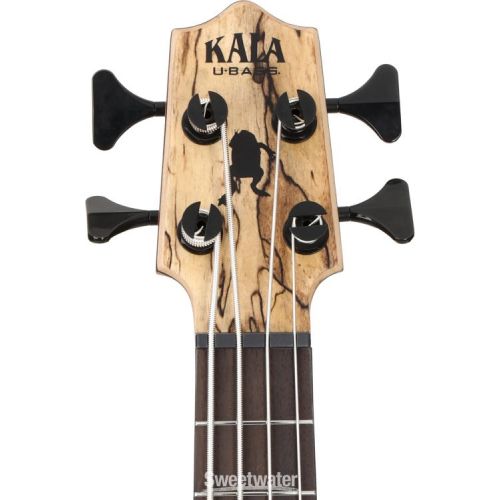  Kala Spalted Mango Acoustic-electric U-Bass - Natural