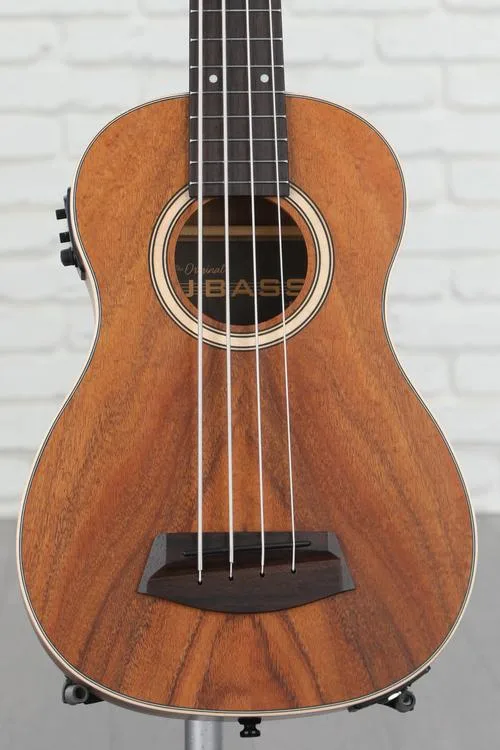 Kala Hawaiian Koa Acoustic-electric U-Bass - Natural