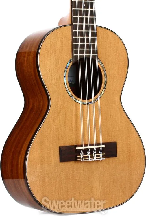  Kala Solid Cedar Top Acacia 8-string Tenor Ukulele - Natural