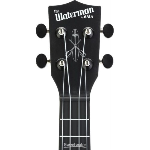  Kala Waterman Beach Collection Concert Ukulele - Black Sand