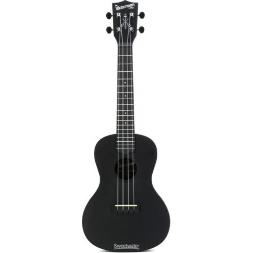  Kala Waterman Beach Collection Concert Ukulele - Black Sand