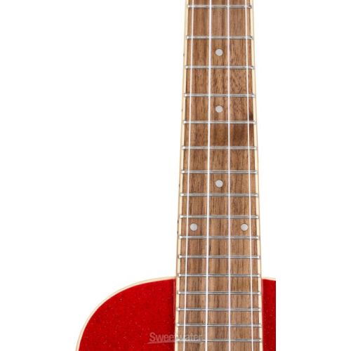  Kala Sparkle Concert Ukulele - Ritzy Red