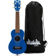 Kala Ukadelic Soprano Ukulele - Blue Ink