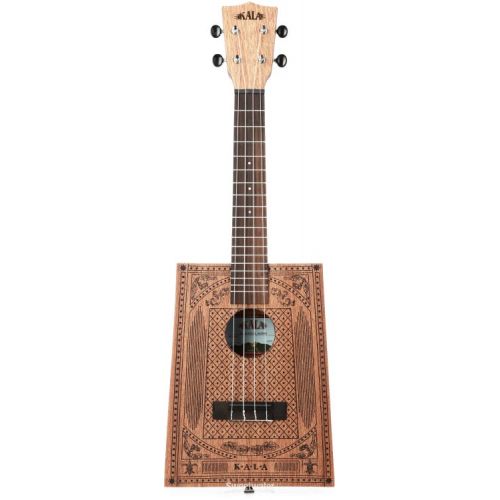  Kala Cigar Box Concert Ukulele Essentials Bundle - Victorian