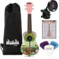 Kala Ukadelic Soprano Ukulele Essentials Bundle - Uketopia