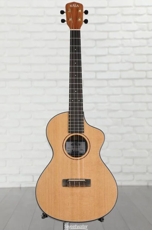  Kala Solid Cedar Top Metropolitan Baritone Ukulele - Natural