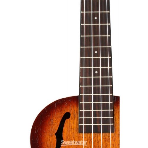  Kala KA-RES-BRS Resonator Brass Tenor Ukulele - Mahogany