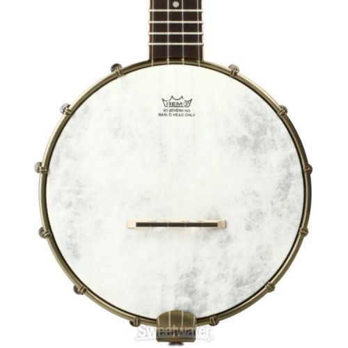  Kala Concert Banjo Ukulele - Black Satin