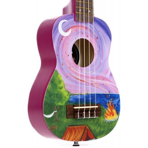  Kala Ukadelic Soprano Ukulele - Happy Camper