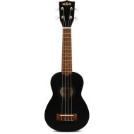 Kala KA-15S Mahogany Soprano Ukulele - Black Satin