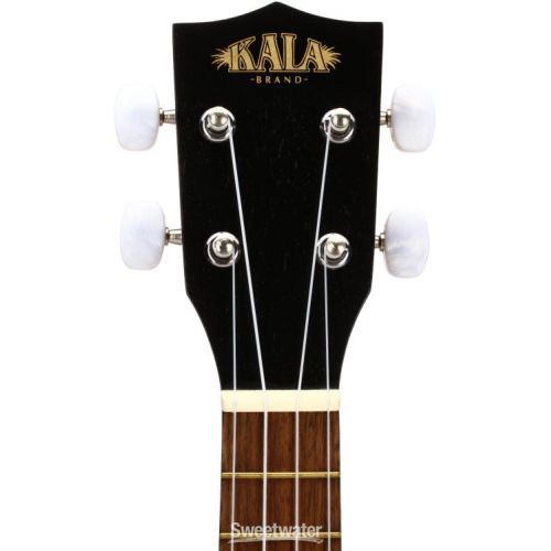  Kala KA-15S Mahogany Soprano Ukulele - Black Satin