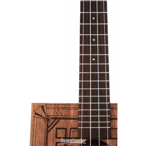  Kala Cigar Box Concert Ukulele - Art Deco