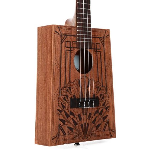  Kala Cigar Box Concert Ukulele - Art Deco