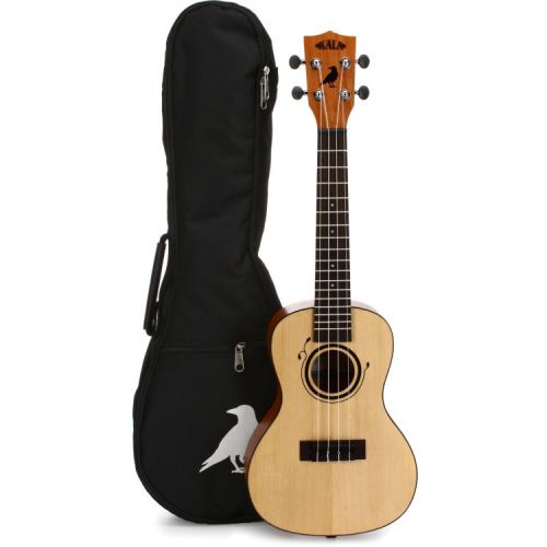  Kala Emi Sunshine Signature Concert Ukulele Essentials Bundle - Natural