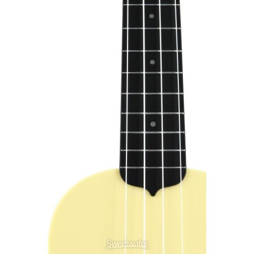  Kala Waterman Beach Collection Soprano Ukulele - Glow In The Dark Starlight Yellow