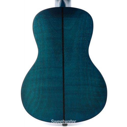  Kala KA-CEMB Exotic Mahogany Concert Ukulele - Blue Satin