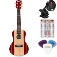 Kala Surf Concert Ukulele Essentials Bundle - Surf's Up