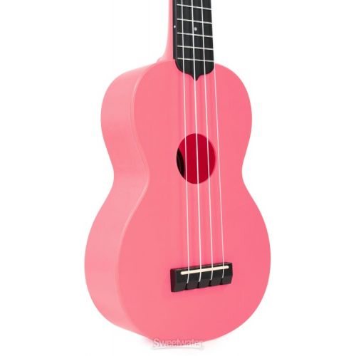  Kala Waterman Beach Collection Soprano Ukulele - Pink Dusk