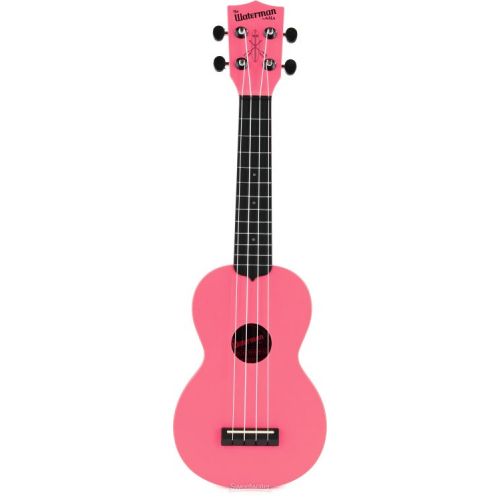  Kala Waterman Beach Collection Soprano Ukulele - Pink Dusk