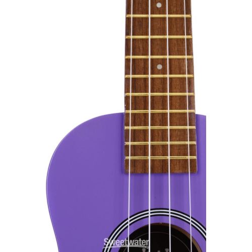  Kala Ukadelic Soprano Ukulele - Ultra Violet