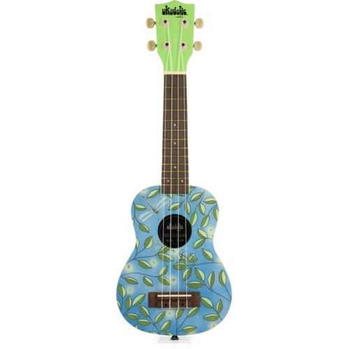  Kala Ukadelic Soprano Ukulele Essentials Bundle - Night Light