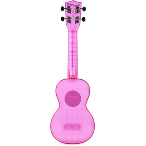  Kala Waterman Seaglass Collection Soprano Ukulele - Transparent Amethyst Purple