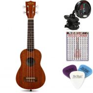 Kala KA-S Mahogany Series Soprano Ukulele Essentials Bundle