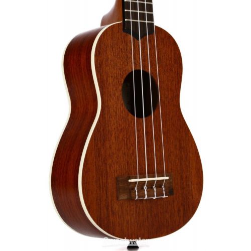  Kala KA-S Mahogany Series Soprano Ukulele Essentials Bundle