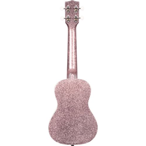  Kala Sparkle Concert Ukulele - Pink Champagne