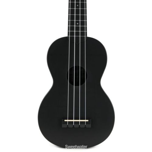  Kala Waterman Beach Collection Soprano Ukulele - Black Sand