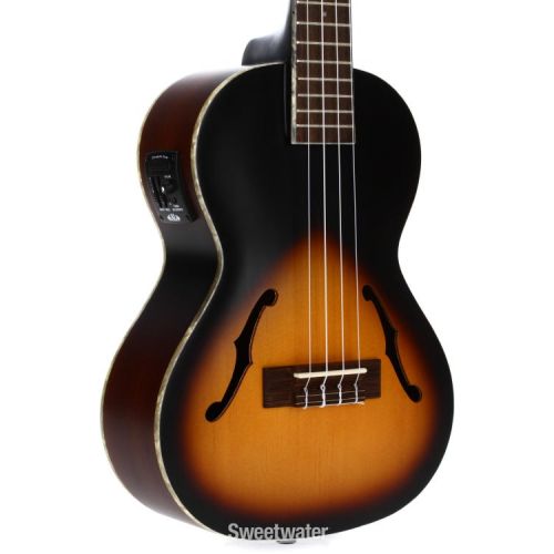  Kala KA-JTE Archtop Tenor Ukulele - Tobacco Burst