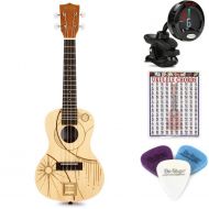 Kala mxmtoon Signature Concert Ukulele Essentials Bundle - Natural