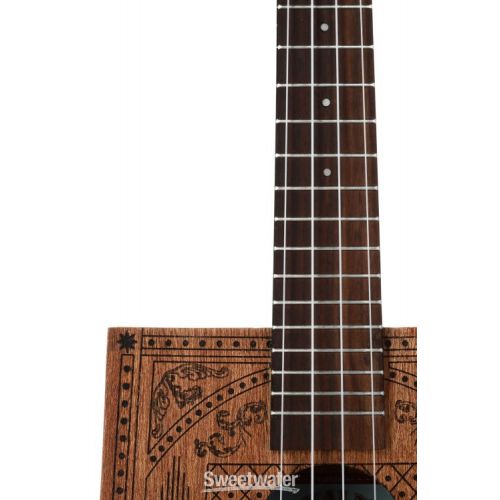  Kala Cigar Box Concert Ukulele - Victorian