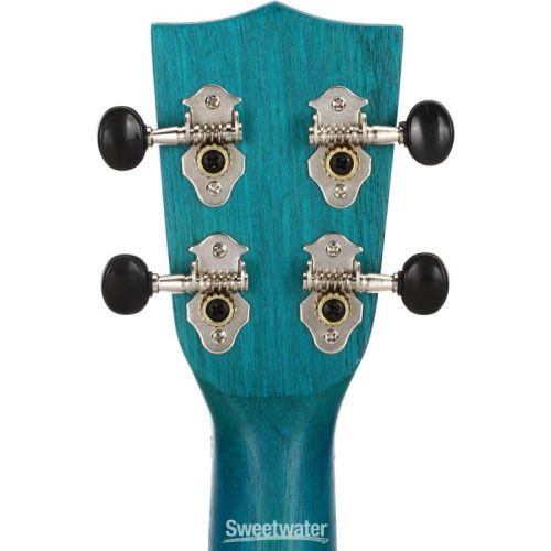  Kala Meranti Watercolor Soprano Ukelele - Ocean Blue