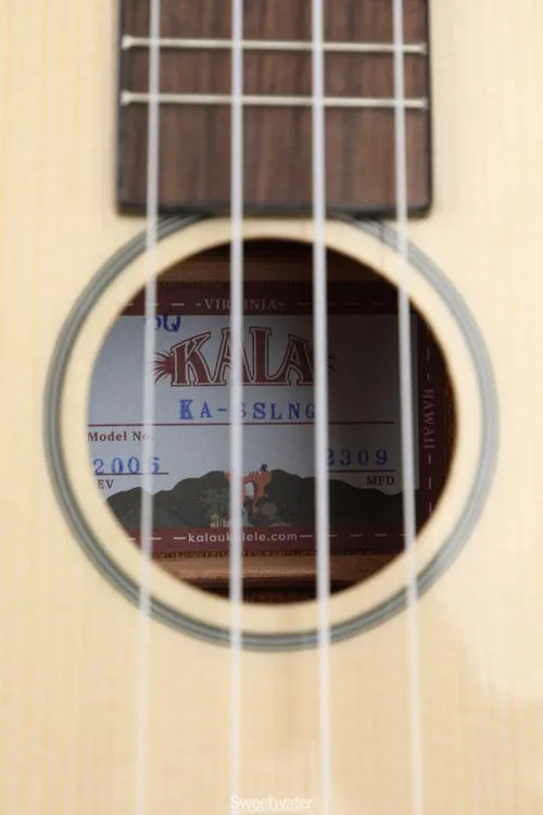  Kala KA-SSLNG Long-neck Soprano Ukulele - Gloss Natural Used
