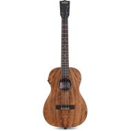 Kala Curly Mango Baritone Acoustic-electric Ukulele - Natural Satin